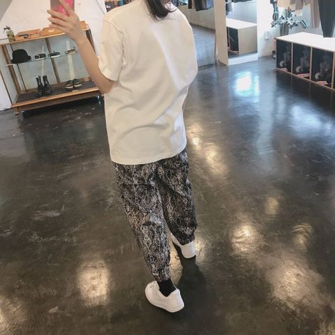 NAISSANCE 2020ss 新作PYTHON PATTERN PANTS"BLACK"style.2020.3.29