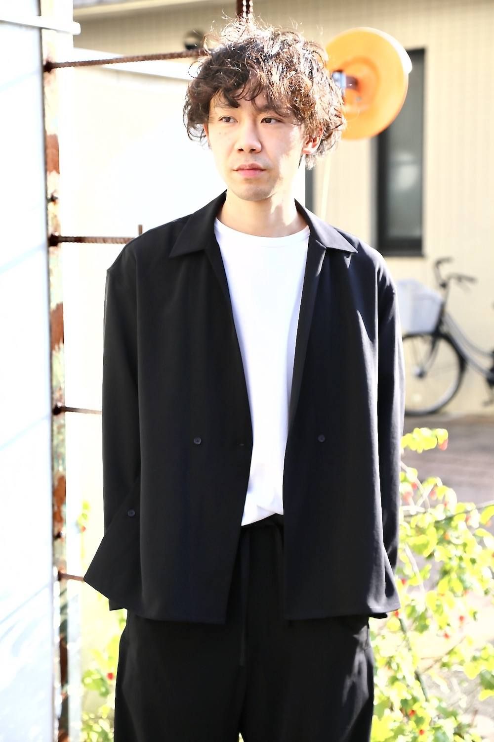 トップス SUNSEA - yoke 20ss shirt cardigan black(s) ほぼ未使用の