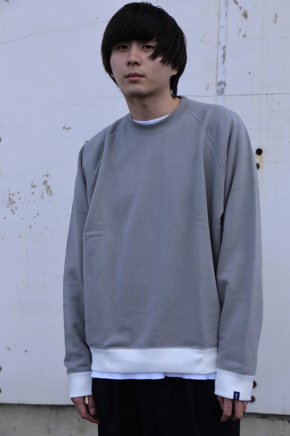 LOOPWHEELER×GRAPHPAPER 20SS Raglan Sweat-