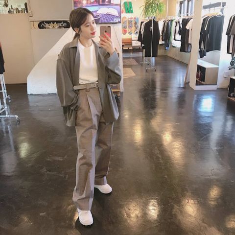 YOKE 2020SS 新作 1TUCK EASY TAPERED PANTS"GLEN CHECK"style.2020.3.25
