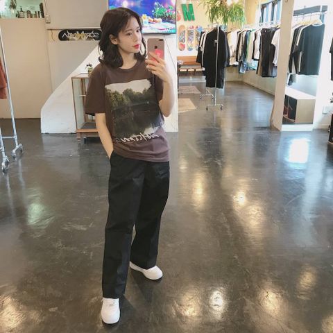 NAISSANCE 2020ss PHOTO TEE (FRONT)"BROWN"style.2020.3.29