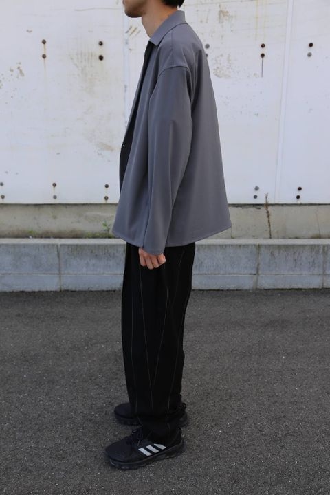 YOKE SHIRTS CARDIGAN"BLUE GRAY"Style.2020.3.13.