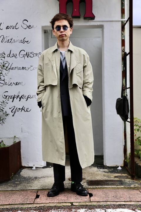 YOKE DETACHABLE DUSTER COAT MIX STYLE.2020.3.8.