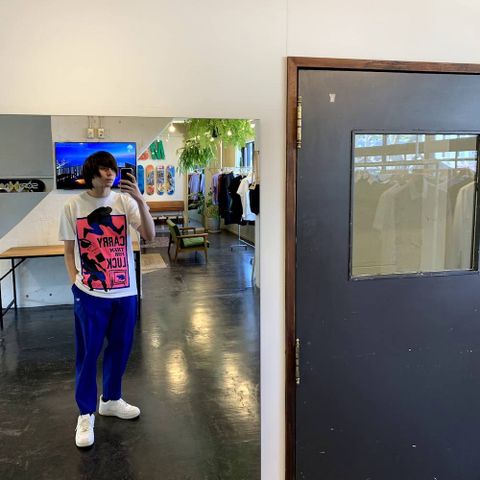 POGGY'S BOX SPRING SUMMER 2020 POGGYTHEMAN HAND-PRINTED T-SHIRTS style.2020.4.26.