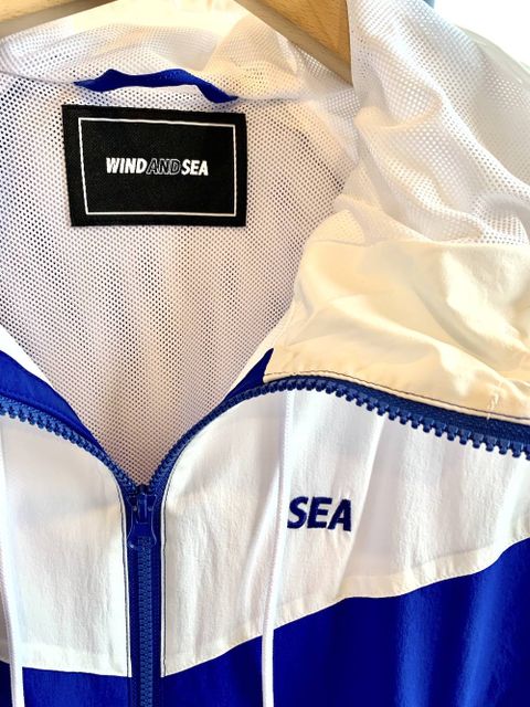 WIND AND SEA HOODED ZIP-UP JACKET(TR)"BLUE"スタイル