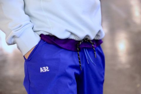 JieDa×Kappa SWICHING HOODIE"SAX"Mix style.2020.4.8.