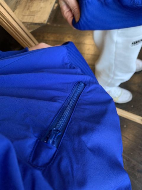 WIND AND SEA HOODED ZIP-UP JACKET(TR)"BLUE"スタイル