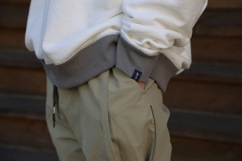 YOKE WIDE&STRAIGHT PANTS"BEIGE"Style.2020.4.5.