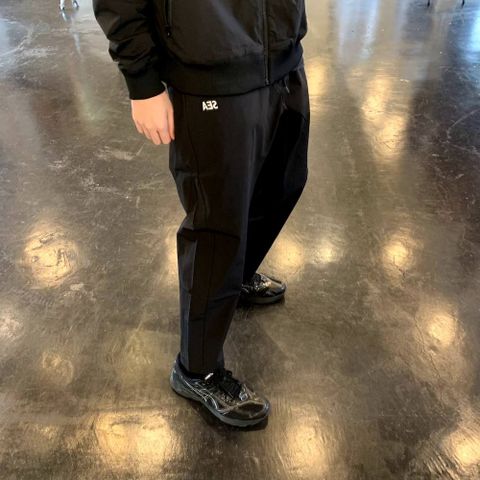 WIND AND SEA WDS HOODED ZIP-UP JACKET(TR)"BLACK" & WDS NYLON PANTS(TR)"BLACK" セットアップ style.2020.4.3.