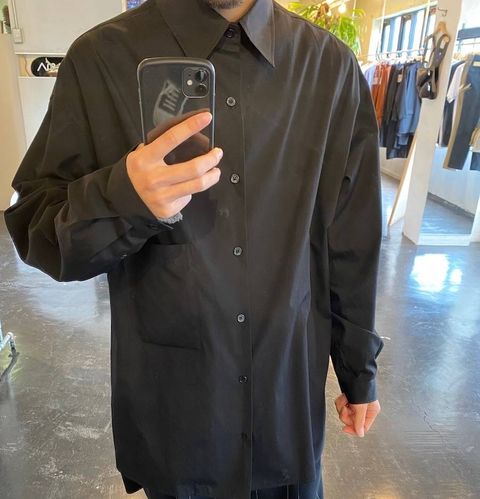 yohji yamamoto 9FORTY Yohji Yamamoto SS20 シグネチャーロゴ ライトサイド"BLACK"Style.4.20.