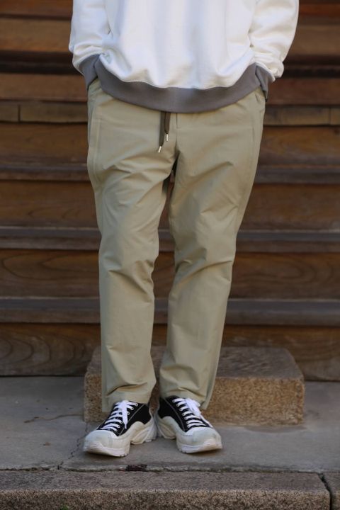 YOKE WIDE&STRAIGHT PANTS"BEIGE"Style.2020.4.5.