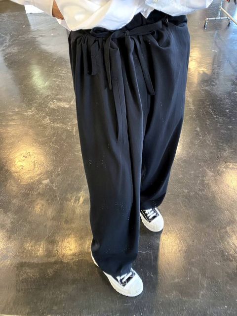 YOKE  FREE EASY PANTS"BLACK"Style.2020.4.19.