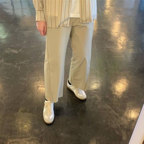 YOKE 2020SS 新作 WIDE & STRAIGHT  PANTS"BEIGE"style.2020.4.4