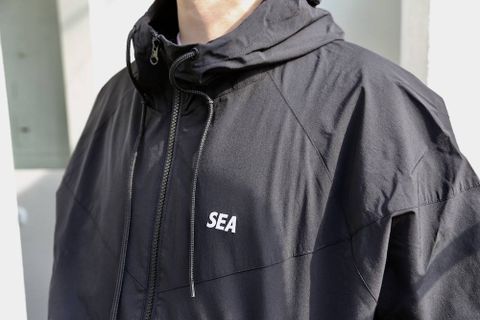 WIND AND SEA HOODED ZIP-UP JACKET(TR)&NYLON PANTS(TR)セットアップスタイル