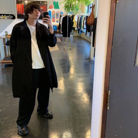 Yohji Yamamoto pour Homme 2020 S/S W-ZIPロングB環縫いシャツ スタイル .2020.4.18.
