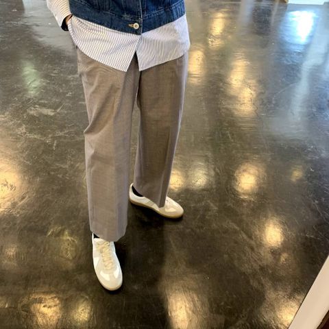 JUNYA WATANABE MAN 2020SS 綿麻デニム×綿ストライプLevi′s Wネームシャツstyle.2020.4.19.
