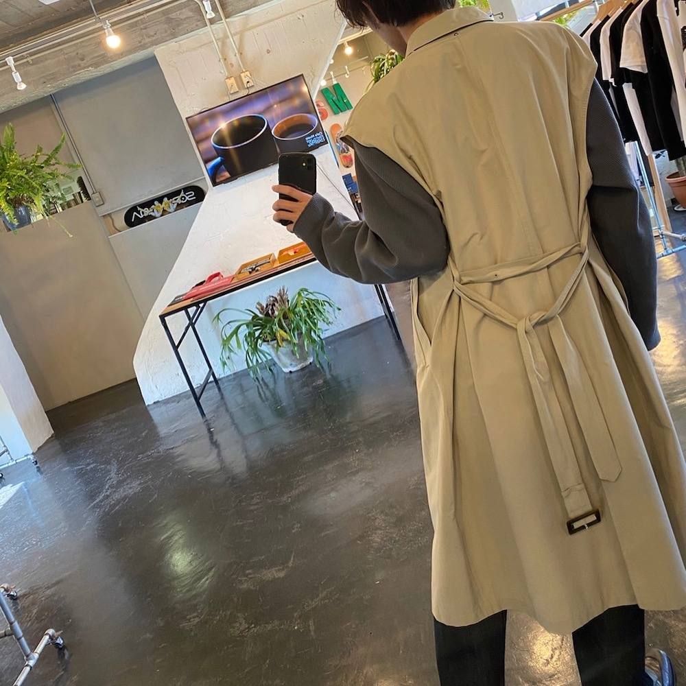 ジャケット・アウター YOKE DETACHABLE DUSTER COAT DETACHABLE DUSTER COAT #NAVY [YK20SS0090C] _ YOKE | ヨーク