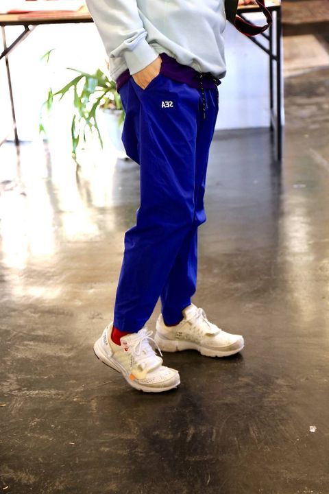 JieDa×Kappa SWICHING HOODIE"SAX"Mix style.2020.4.8.