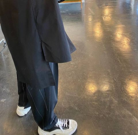 yohji yamamoto 9FORTY Yohji Yamamoto SS20 シグネチャーロゴ ライトサイド"BLACK"Style.4.20.