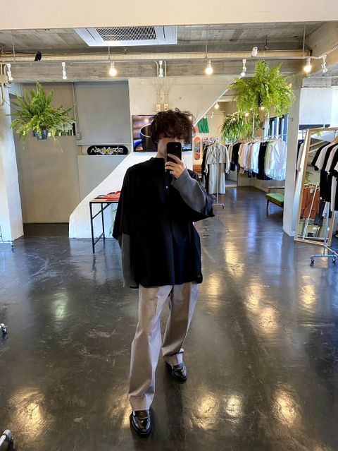 YOKE 1TUCK EASY TAPERED PANTS"GLEN CHECK"Style.2020.4.10.