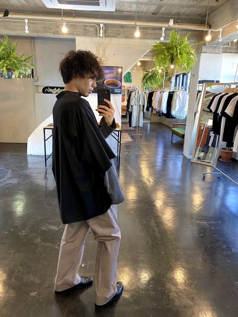 YOKE 1TUCK EASY TAPERED PANTS"GLEN CHECK"Style.2020.4.10.