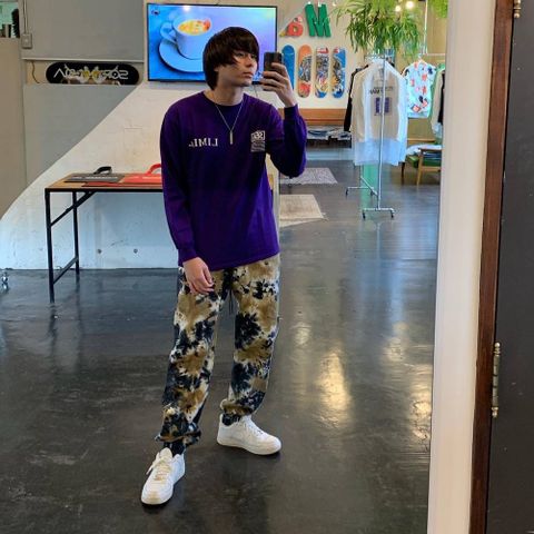 WIND AND SEA TIE-DYE SWEAT PANTS style.2020.4.3.