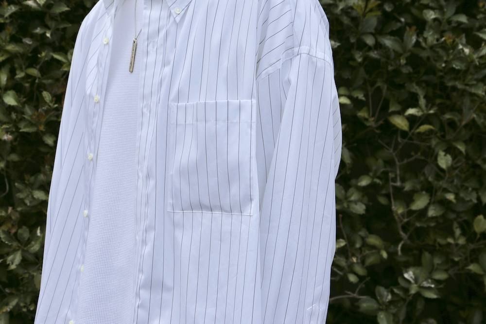 Graphpaper Thomas Mason Oversized B.D Shirt