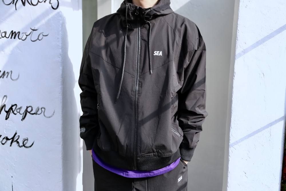 WIND AND SEA HOODED ZIP-UP JACKET(TR)&NYLON PANTS(TR