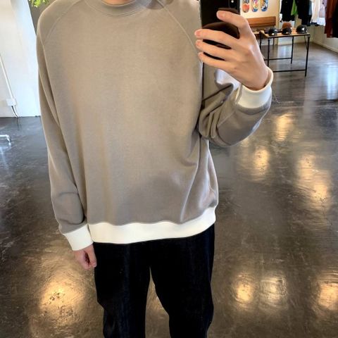 Graphpaper "LOOPWHEELER" for Graphpape Raglan Sweat (GU201-70170)Style.2020.4.19.