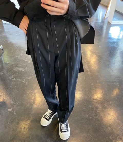 yohji yamamoto 9FORTY Yohji Yamamoto SS20 シグネチャーロゴ ライトサイド"BLACK"Style.4.20.