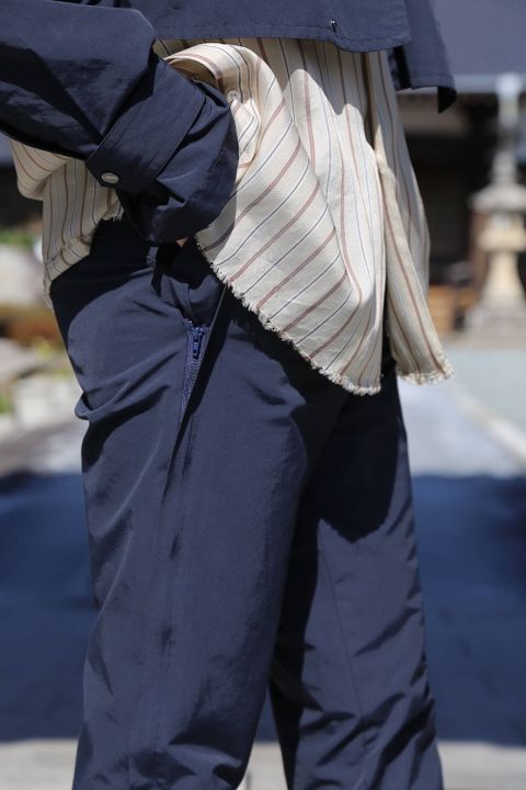 YOKE WIDE&STRAIGHT PANTS"NAVY"スタイル.2020.4.6.
