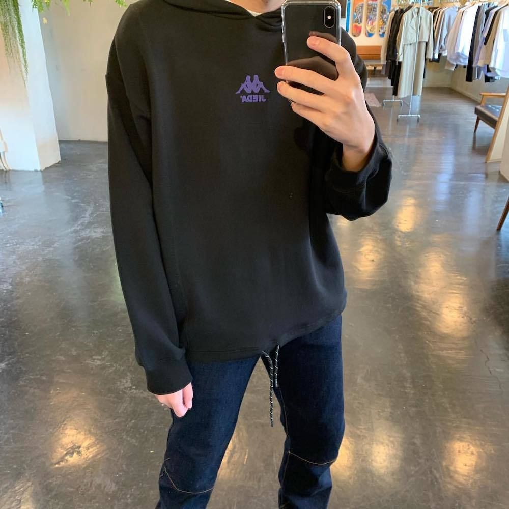 JieDa SWICHING HOODIE"BLACK"Style.2020.4.12.