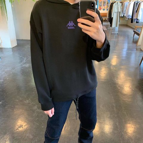 JieDa SWICHING HOODIE"BLACK"Style.2020.4.12.