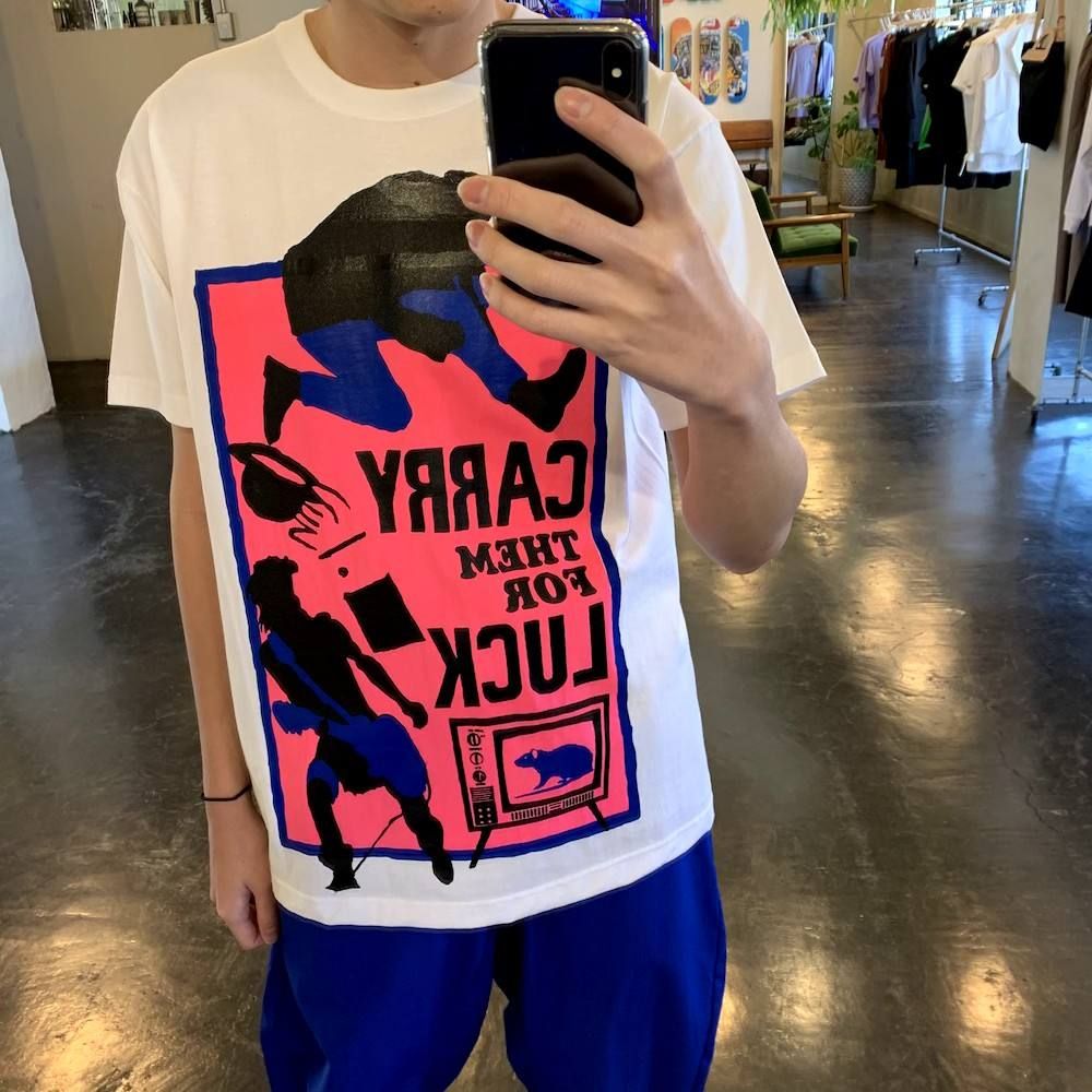 POGGY'S BOX SPRING SUMMER 2020 POGGYTHEMAN HAND-PRINTED T-SHIRTS style.2020.4.26.