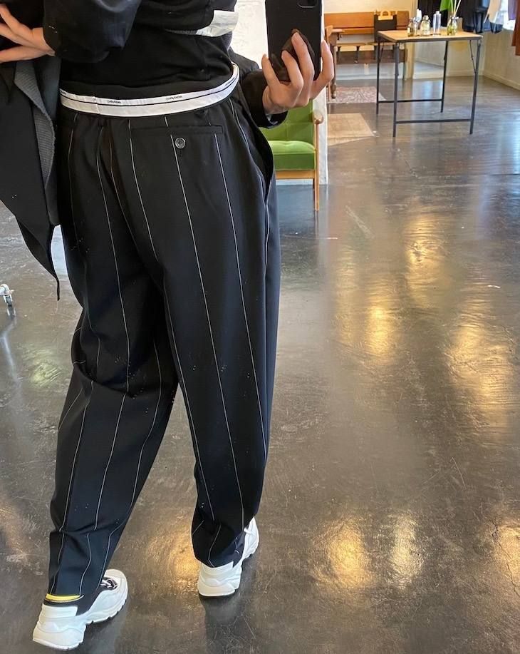 yohji yamamoto 9FORTY Yohji Yamamoto SS20 シグネチャーロゴ ライトサイド"BLACK"Style.4.20.