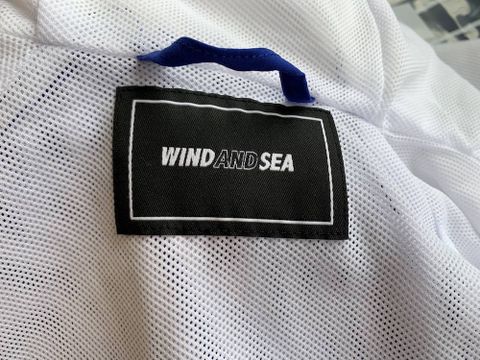 WIND AND SEA HOODED ZIP-UP JACKET(TR)"BLUE"スタイル