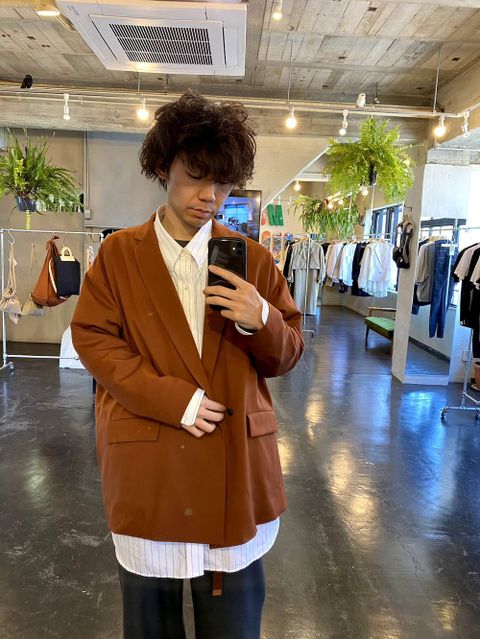 Dulcamara よそいきダブルJK-P "RED BROWN"Style.2020.4.7.