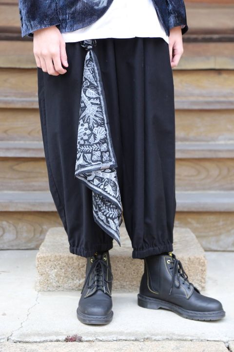 Yohji Yamamoto pour Homme 2020 S/S  ヨウジヤマモト×画家・内田すずめ N-ベルベット女ノ裏通リJACKET style.2020.4.3.