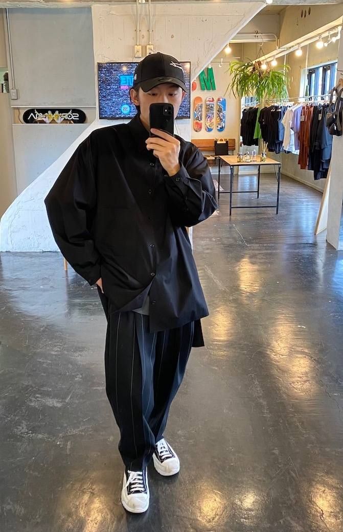 yohji yamamoto 9FORTY Yohji Yamamoto SS20 シグネチャーロゴ ライトサイド"BLACK"Style.4.20.