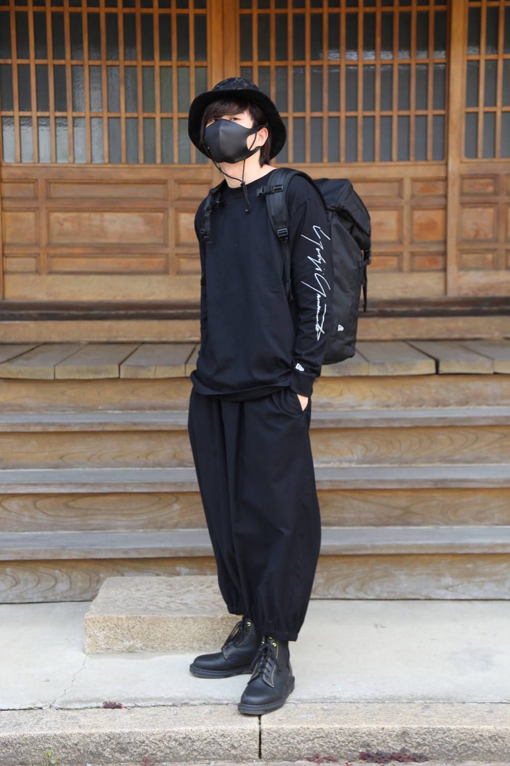 WIND AND SEA×Yohji Yamamoto Tシャツ ブラック-