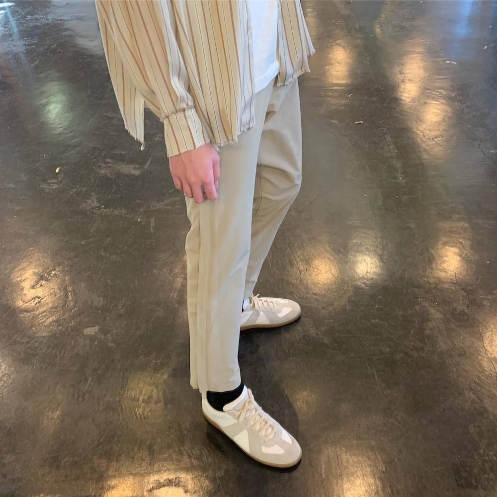 YOKE 2020SS 新作 WIDE & STRAIGHT  PANTS"BEIGE"style.2020.4.4