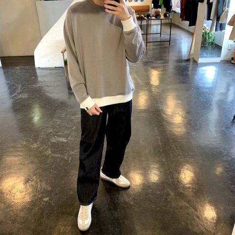 Graphpaper "LOOPWHEELER" for Graphpape Raglan Sweat (GU201-70170)Style.2020.4.19.