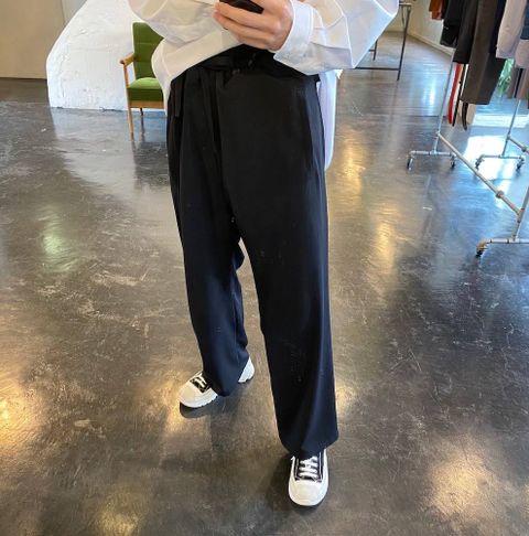 YOKE  FREE EASY PANTS"BLACK"Style.2020.4.19.