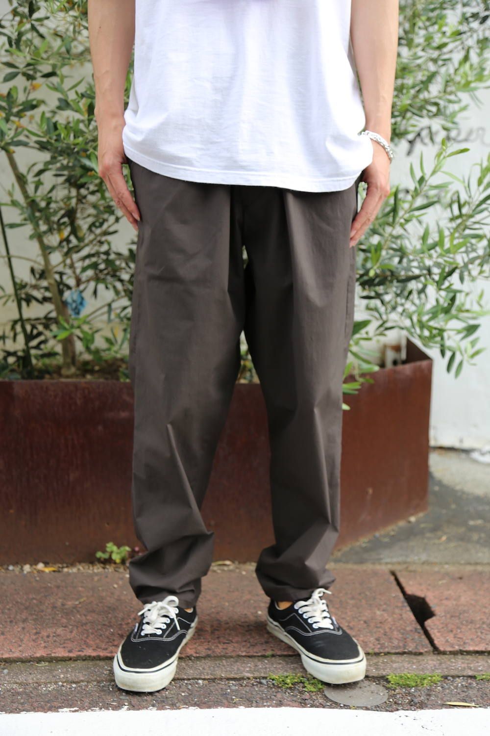 Graphpaper Stretch Typewriter Cook Pants