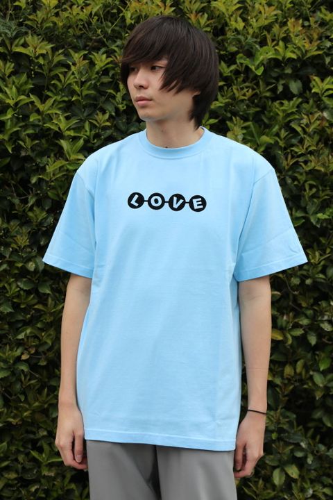 POGGYTHEMAN LOVE T-SHIRTS(PTM-20-CS009)"BLUE" style.2020.4.26.