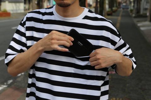 Graphpaper Border S/S Pocket Tee Style.2020.5.17.