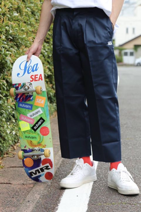 WIND AND SEA WDS x DICKIES 2TUCK TROUSERS (WDS-20S2-PT-03) ''NAVY''style.2020.5.29.