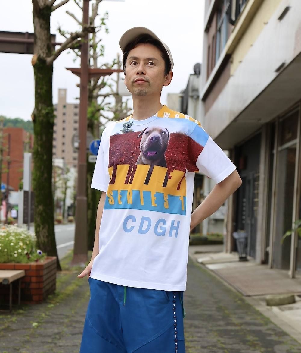 COMME des GARCONS HOMME UNDERWORLDプリントTシャツスタイル