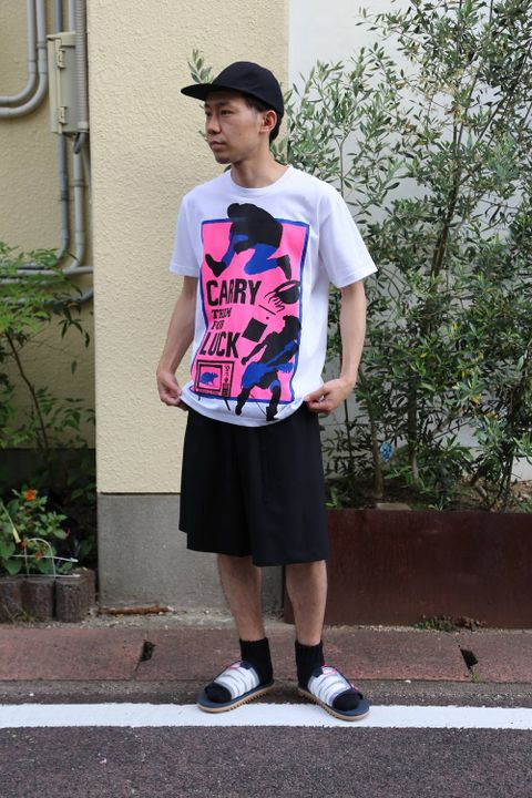 POGGYTHEMAN POGGYTHEMAN HAND-PRINTED T-SHIRTS Style.2020.5.25.