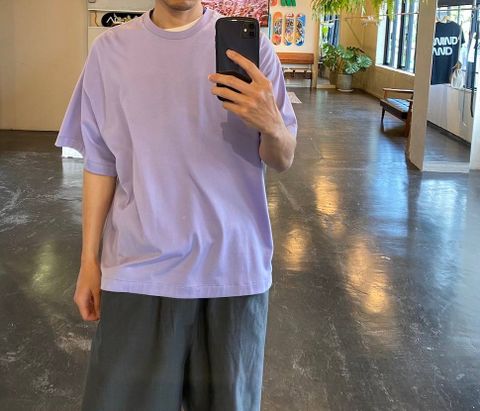 Dulcamara アシンメトリーショートスリーブT"ラベンダー"Style.2020.5.29.